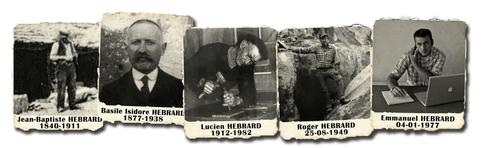 Hébrard family, stone mason for several generations