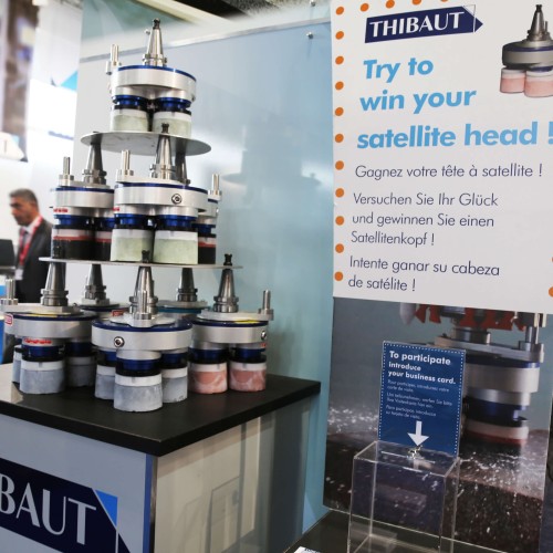 Têtes à satellites Marmomacc 2018