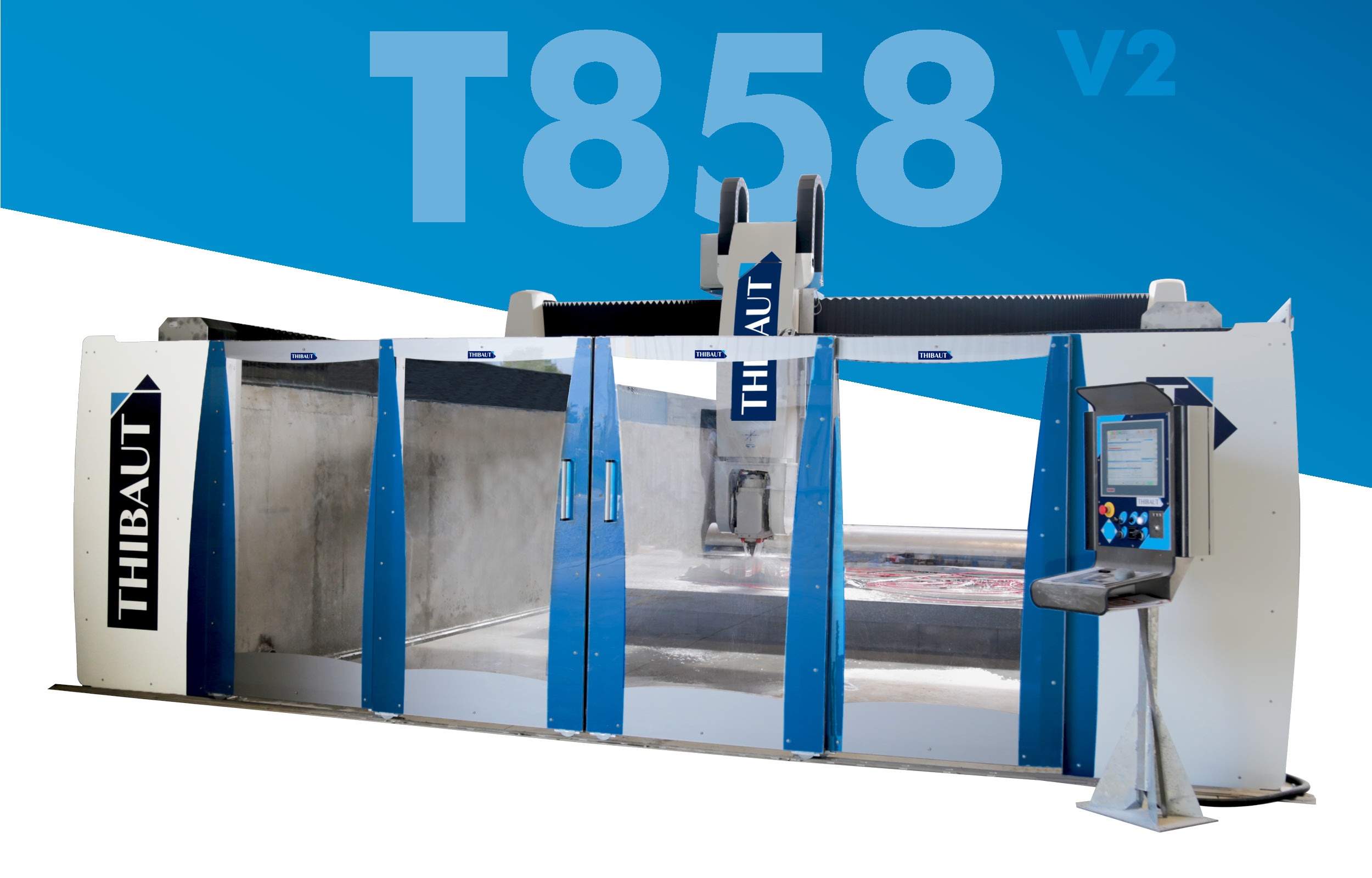 CNC – Bearbeitungszentrum / T858 V2 für Beton / 5 Achsen