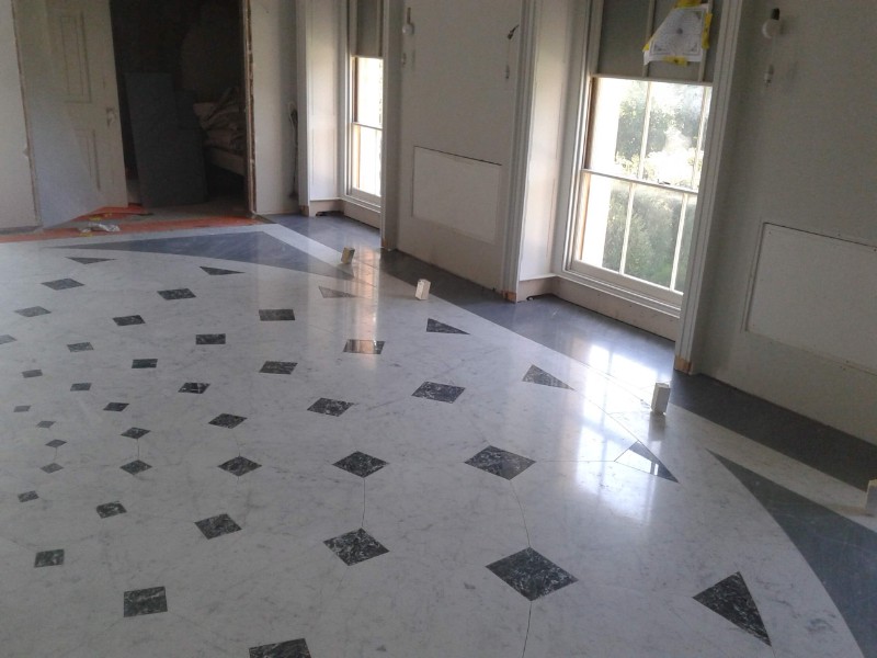 Heveningham Hall Master floor progress