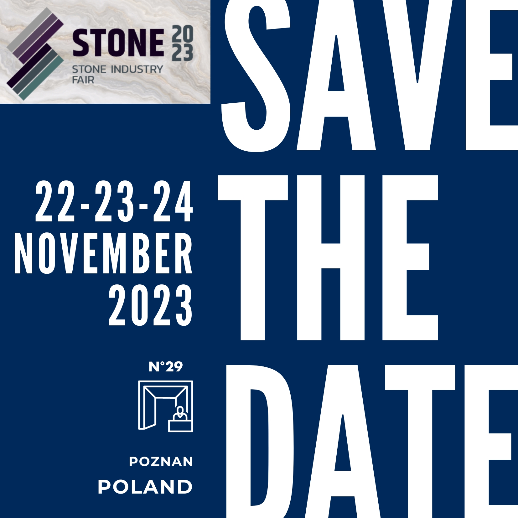 Thibaut sera présent au salon Stone Fair de Poznan en Pologne