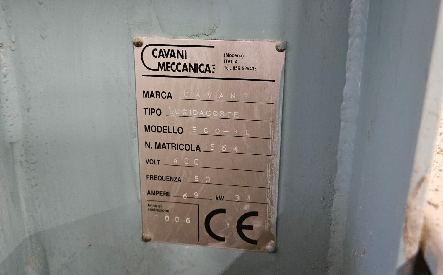 Polissoir à chants d&rsquo;occasion CAVANI Eco-BL